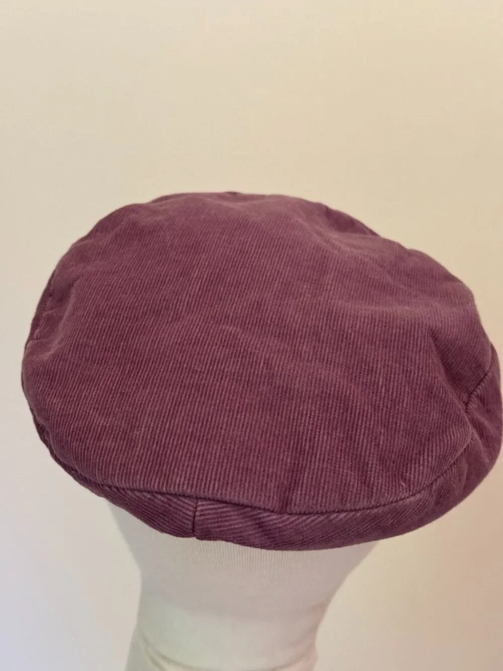 2008 Janie and Jack Purple Corduroy Newsboy Cap Hat 2008 Vintage 4T 5T NWOT